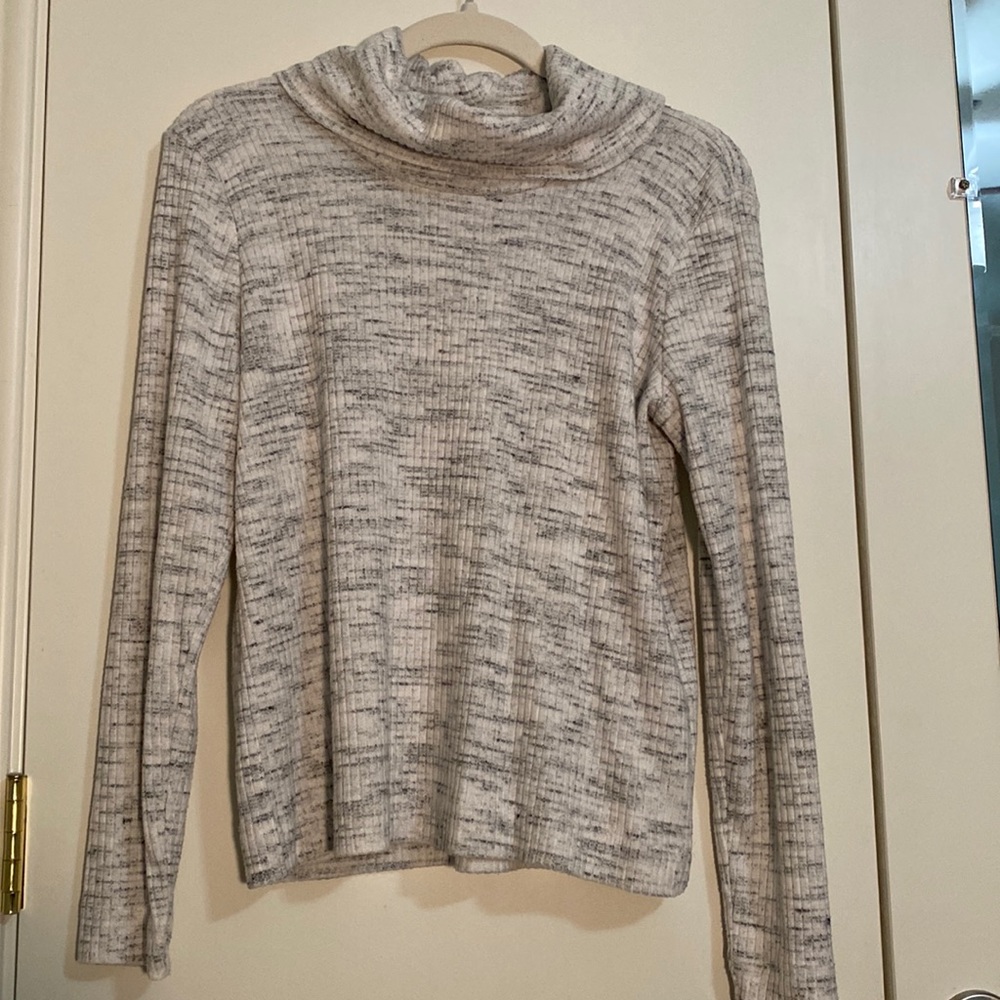White Cowl Neck Sweater | Size S